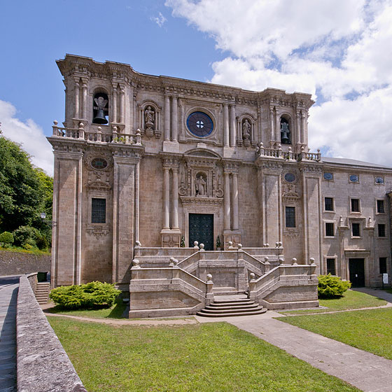 Portada románica · Monasterio de San Julian de Samos · Abadia de Samos